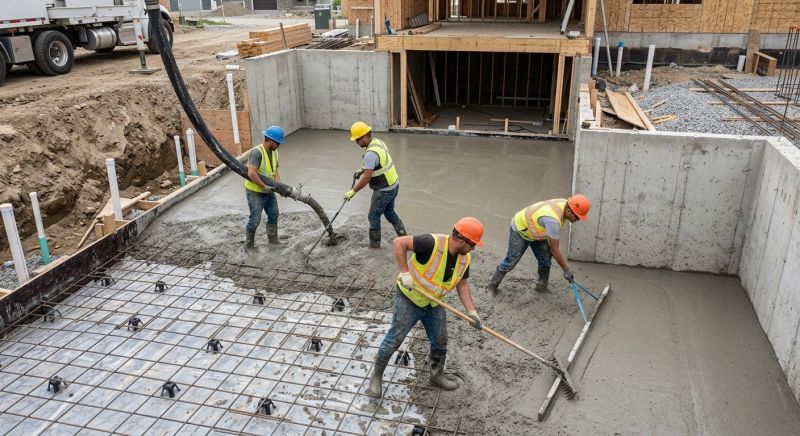 Basement Concrete Installation in Basking Ridge, NJ