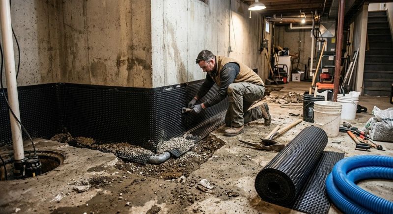 Basement Concrete Installation in Berkeley Heights, NJ