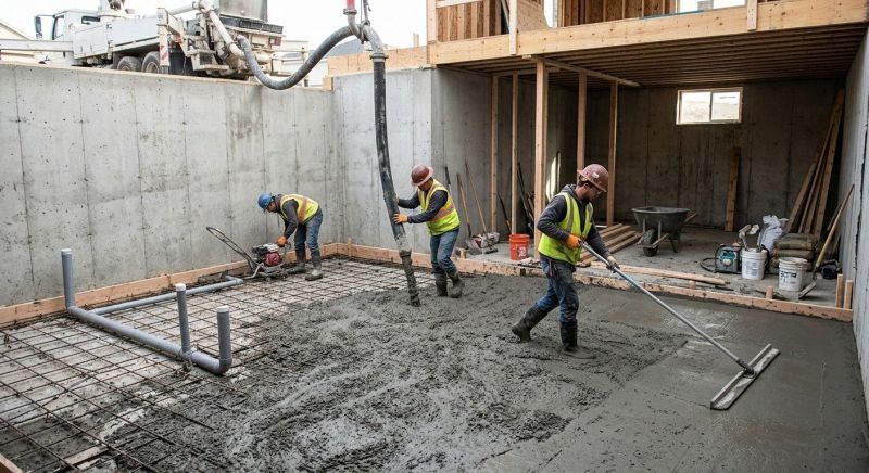 Basement Concrete Installation in Chester, NJ