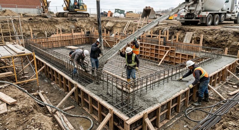 Basement Concrete Installation in East Brunswick, NJ