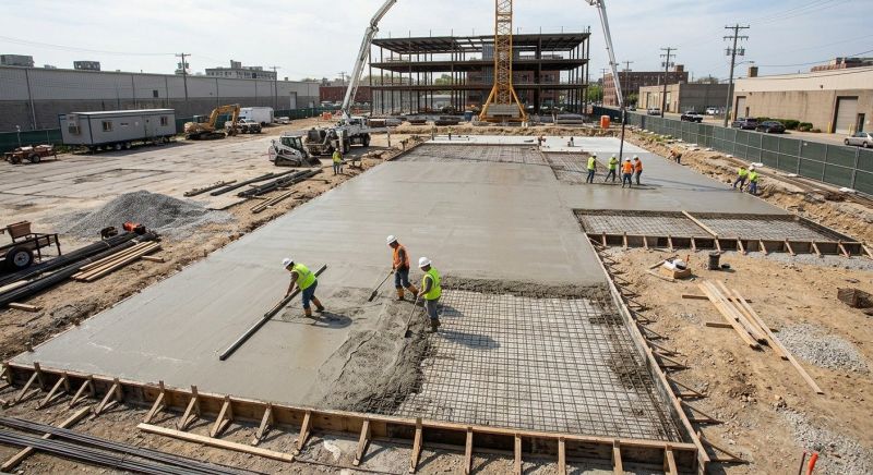 Commercial Slab Construction in Holmdel, NJ