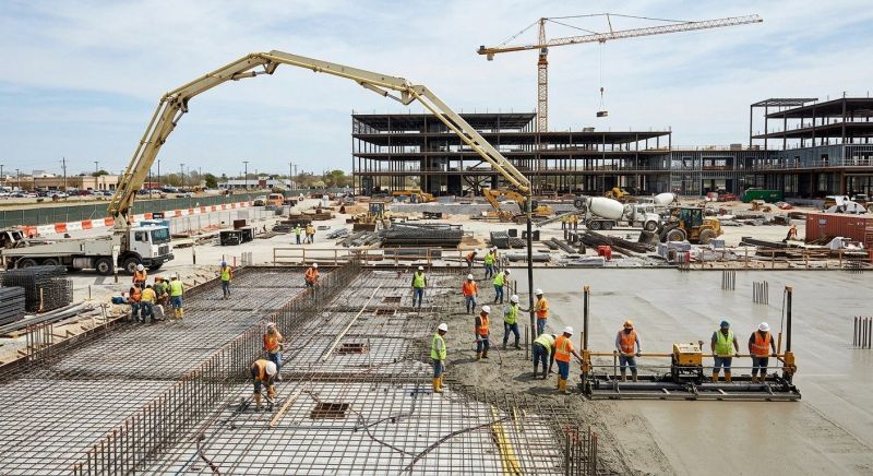 Commercial Slab Construction in Roselle, NJ