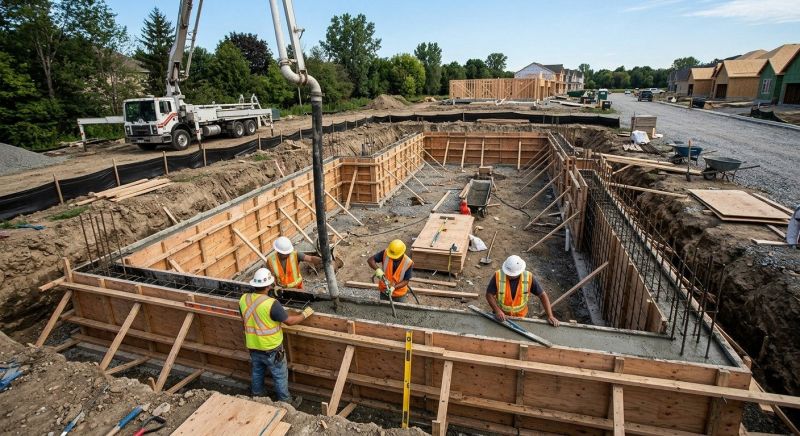 Concrete Foundation Installation in Green Village, NJ