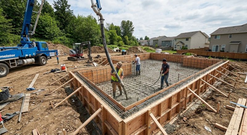 Concrete Foundation Installation in Middlesex County, NJ