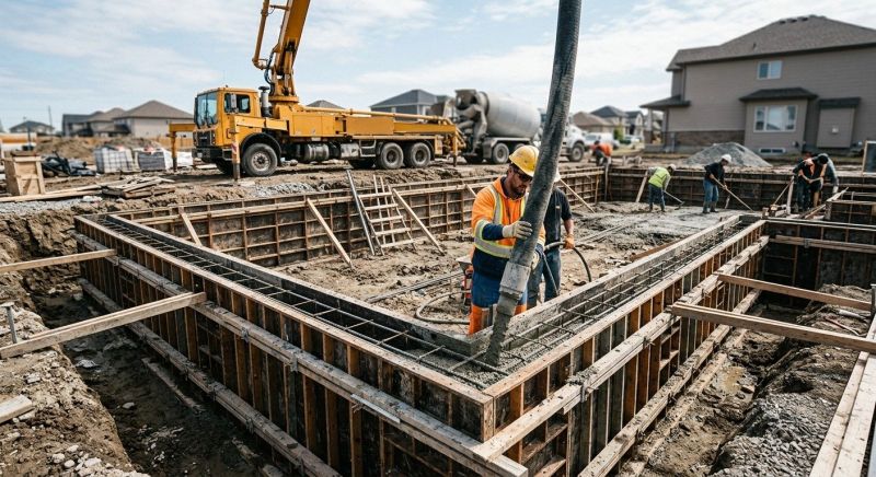 Foundation Wall Pouring in Chatham, NJ