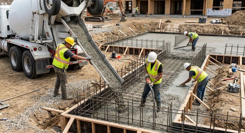 Foundation Wall Pouring in Hillside, NJ